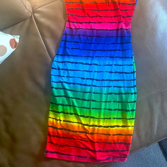 Multicolor Inspired MIDI Dress, Womens, Size M - Picture 2 of 3
